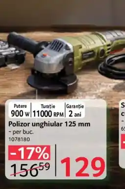 Selgros Polizor unghiular 125 mm Ofertă