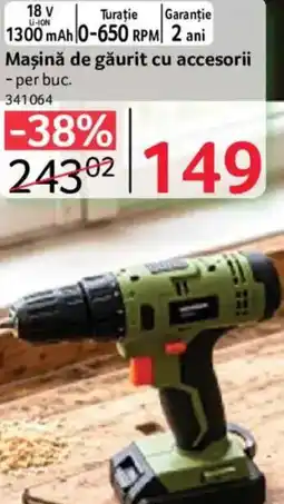 Selgros Mașină de găurit cu accesorii Ofertă