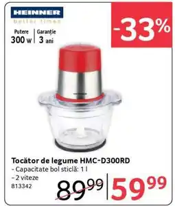 Selgros Tocător de legume HMC-D300RD Ofertă