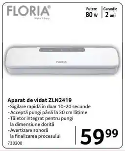 Selgros Aparat de vidat ZLN2419 Ofertă