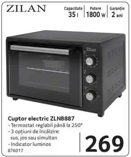 Selgros Cuptor electric ZLN8887 Ofertă