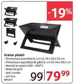 Selgros Grătar pliabil Ofertă