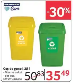 Selgros Coș de gunoi, 35 l Ofertă