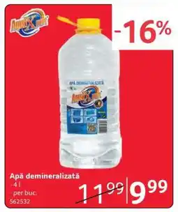 Selgros Apă demineralizată Ofertă