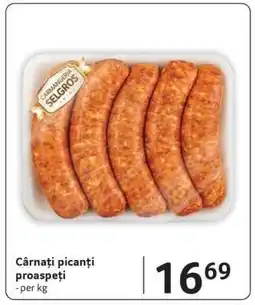 Selgros Cârnați picanți proaspeți Ofertă