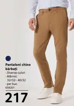 Selgros Pantaloni Chino, bărbați Ofertă