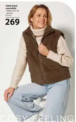 Selgros Vestă damă reversibilă Ofertă
