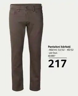 Selgros Pantaloni bărbați Ofertă
