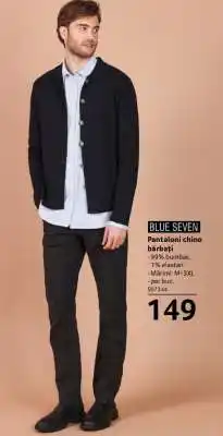 Selgros BLUE SEVEN Pantaloni chino bărbați Ofertă