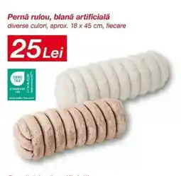 Lidl Pernă rulou, blană artificială Ofertă