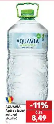 Kaufland AQUAVIA Apă de izvor natural alcalină Ofertă
