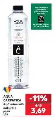 Kaufland AQUA CARPATICA Ofertă