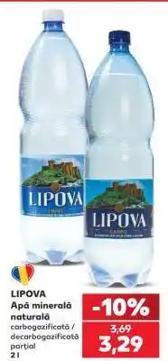 Kaufland LIPOVA Apă minerală naturală Ofertă