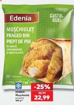EDENIA Mușchiuleț pui pane 450 g