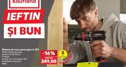 Kaufland Mașină de înșurubat/găurit 12V Ofertă