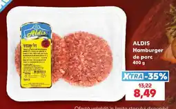 Kaufland ALDIS Hamburger de porc Ofertă