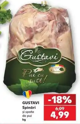 Kaufland GUSTAVI Spinări și spate de pui Ofertă