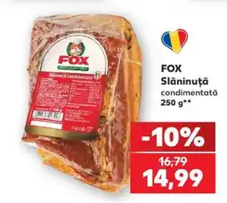 Kaufland FOX Slăninuță condimentată Ofertă