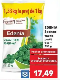 Kaufland EDENIA Spanac tocat Ofertă