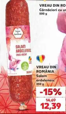 Kaufland VREAU DIN ROMÂNIA Salam ardelenesc Ofertă