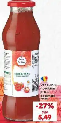 Kaufland Bulion de tomate Ofertă