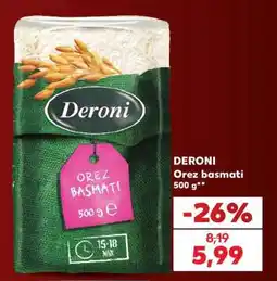 Kaufland DERONI Orez basmati 500 g Ofertă
