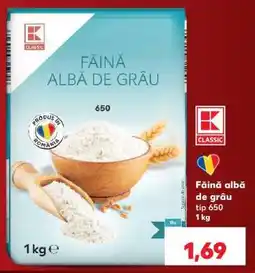 Kaufland Făină albă de grâu tip 650 Ofertă