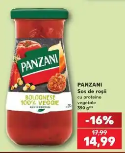Kaufland PANZANI Sos de roșii cu proteine vegetale Ofertă