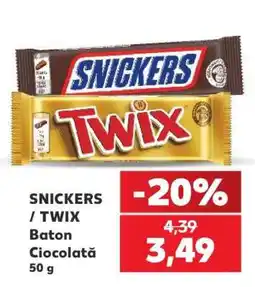 Kaufland Snickers/Twix Ofertă