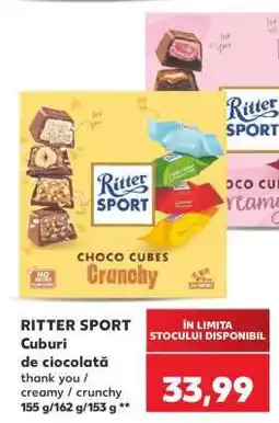 Kaufland RITTER SPORT Cuburi de ciocolată Ofertă