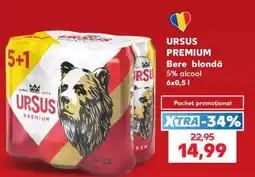 Kaufland URSUS PREMIUM Bere blondă Ofertă