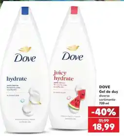 Kaufland DOVE Gel de duș Ofertă