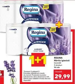 Kaufland REGINA Hârtie igienică lavandă Ofertă