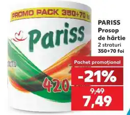 Kaufland PARISS Prosop de hârtie Ofertă