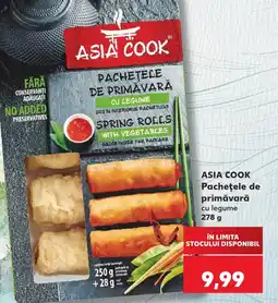 Kaufland Asia Cook pachetele de primăvară cu legume Ofertă