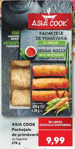 Kaufland Asia Cook pachetele de primăvară cu legume Ofertă