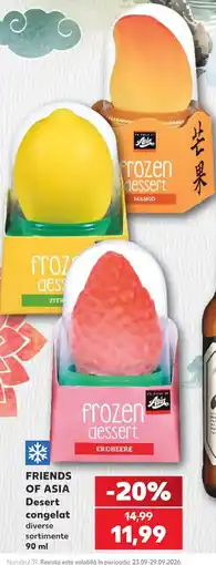Kaufland Friends of Asia Desert Congelat Ofertă