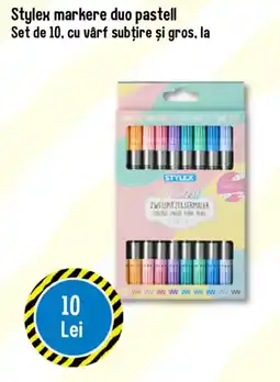TEDI Stylex markere duo pastell Ofertă