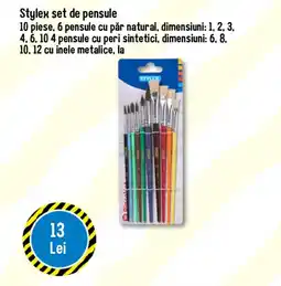 TEDI Stylex set de pensule Ofertă