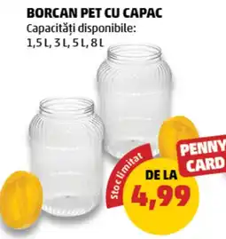 Penny Borcan pet cu capac Ofertă