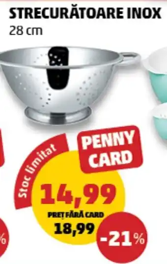 Penny Card strecurătoare inox