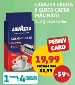 Penny Lavazza crema e gusto cafea măcinată Ofertă