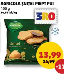 Penny Agricola șnițel piept pui Ofertă
