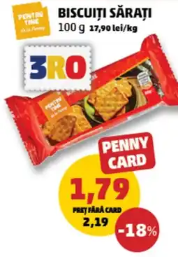 Penny 3ro biscuiți sărați Ofertă