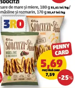 Penny Alka soocitzi măsline și rozmarin Ofertă