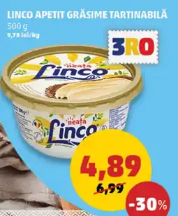 Penny Linco apetit grăsime tartinabilă Ofertă
