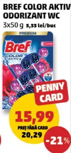 Penny Bref color aktiv odorizant wc Ofertă