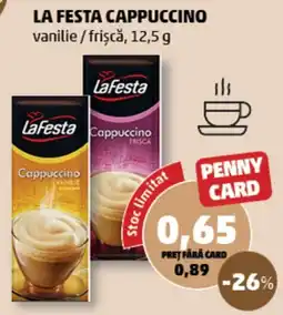 Penny Lafesta cappuccino vanilie / frișcă Ofertă