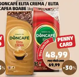 Penny Doncafe elita crema / elita cafea boabe Ofertă