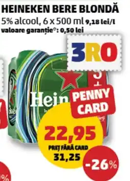 Penny Heineken bere blondă Ofertă